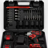 Електричний гайковерт MA752 24V з 2 акумуляторами RED • Акумуляторний гайковерт MA752 для гайок, болтів, авто, гаража та майстерні