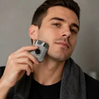 Міні-електробритва Mate M5 Trendy Fashion AND LY-1098 • Портативна акумуляторна бритва для обличчя, щетини, поїздок і щоденного догляду