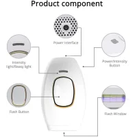 Портативний жіночий домашній фотоепілятор для тіла IPL Hair Removal Device для всіх типів волосся ∙ Жіночий лазерний епілятор для всього тіла IPL Hair Removal