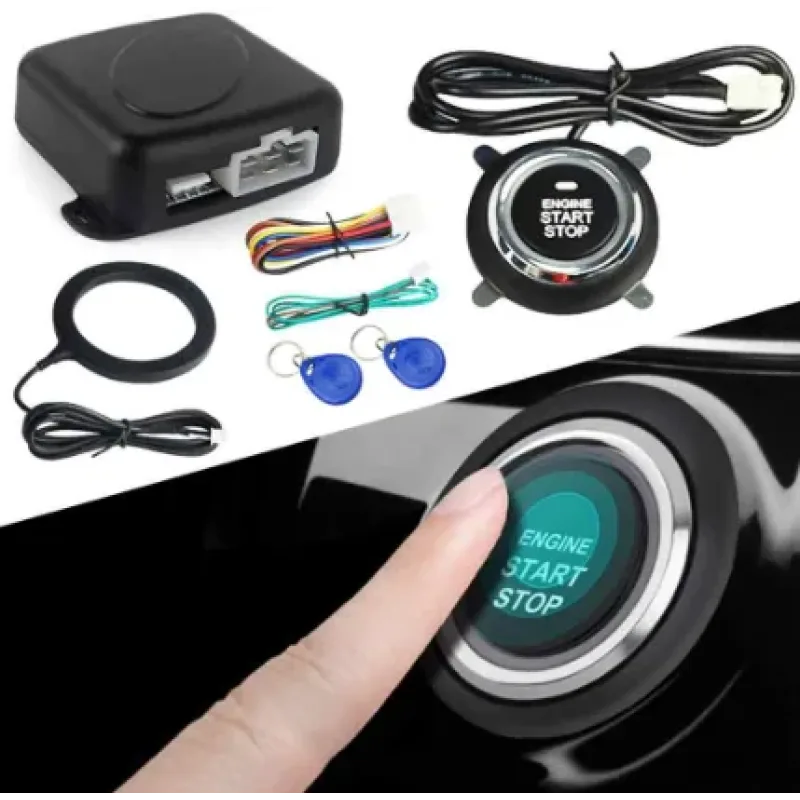 Універсальна система запуску двигуна Smart Start System з іммобілайзером ∙ Кнопка 'Старт-Стоп' для пуску та зупинки автомобіля з підсвічуванням та режимом старту на холодну