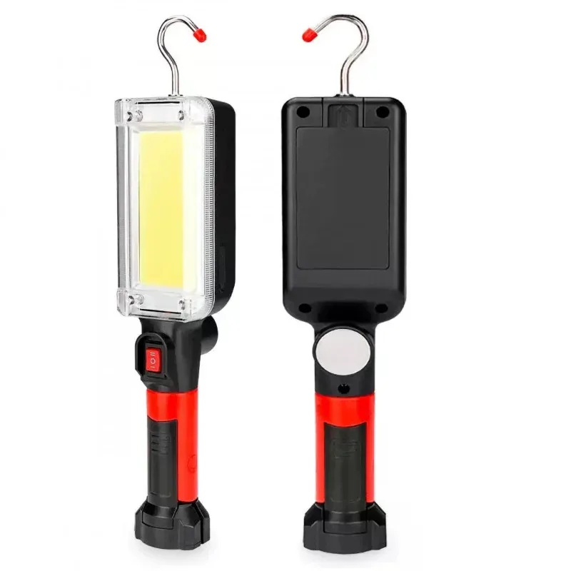 Ліхтар BL-8859B акумуляторний • Магнітний COB LED світильник 20 Вт із гачком, двома акумуляторами та USB-заряджанням