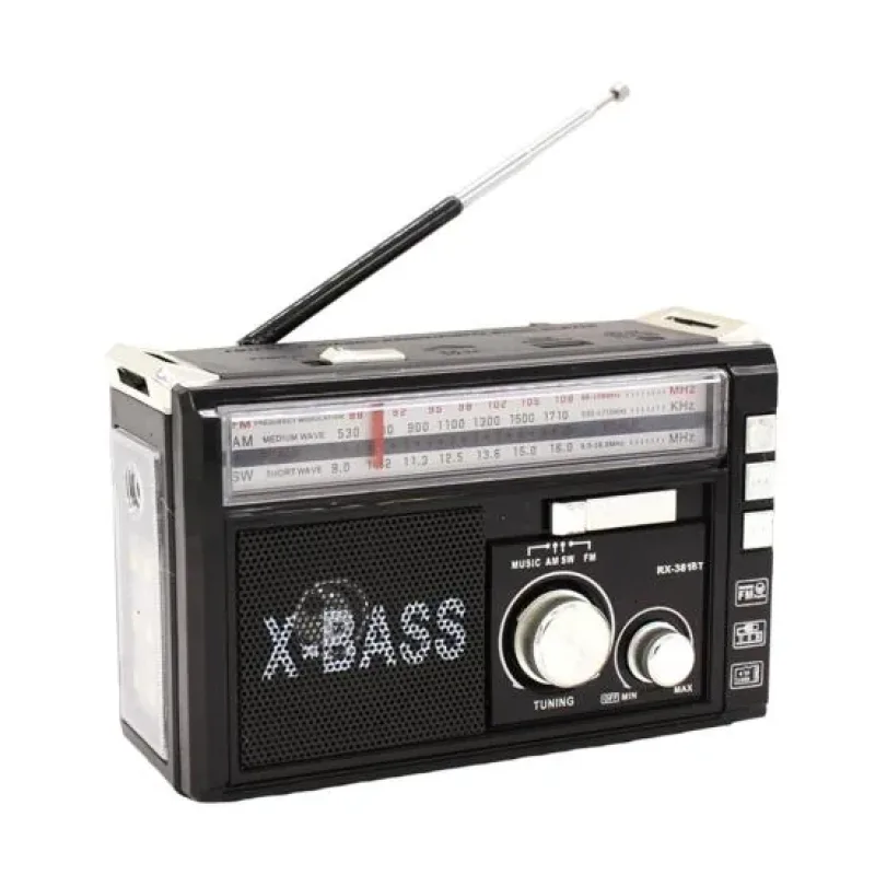 Радіоприймач GOLON RX-382 з USB/SD та ліхтариком ∙ Портативне міні-радіо GOLON RX-382 для дому