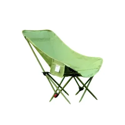 Складний туристичний стілець MA560green 45×93×58 см зелений до 200 кг • Крісло для пікніка, риболовлі, кемпінгу та відпочинку на природі
