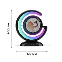 Лампа-ночник YS-110 с RGB-подсветкой и караоке, с двумя микрофонами ∙ Многофункциональная лампа-колонка YS-110