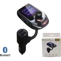 FM модулятор A30 BT ∙ Автомобільний трансмітер з екраном ∙ Bluetooth ∙ USB