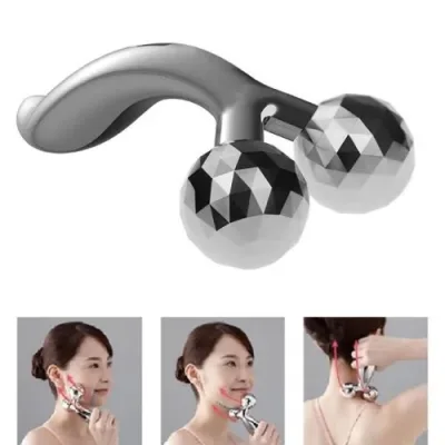 Роликовий масажер 3D MASSAGER для масажу обличчя та тіла