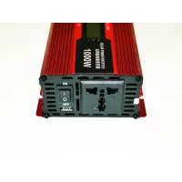 Перетворювач 12V-220V 1000W Інвертор напруги з LCD дисплеєм