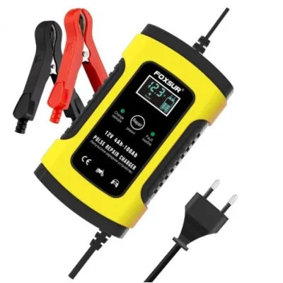 Зарядний пристрій для автомобільного акумулятора Smart Charger 12V 6A • Повністю автоматичний зарядний пристрій з 3 етапами зарядки