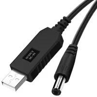Кабель живлення для роутера / модему USB-DC 12V Перехідник перетворювач живлення USB 5V to DC 12V