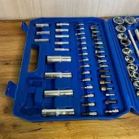Набір інструментів UKS TOOLS 94 предмети у кейсі для авто та ремонту • Універсальний набір ключів і головок UKS TOOLS 94 предмети з тріскачками 1/2″ та 1/4″