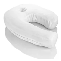 Ергономічна подушка - підкова SIDE Sleeper PRO ортопедична для шиї з простором для вуха ∙ Розумна подушка для сну на боці