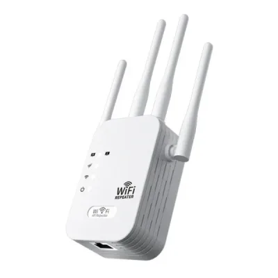 Репітер підсилювач сигналу ретранслятор Wi-Fi роутер 300Мбіт ∙ Wi-Fi ретранслятор 2.4G з 6 антенами