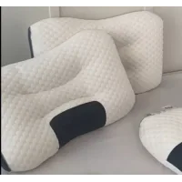 Анатомічна ортопедична подушка для сну Neck Support Massage Pillow • Подушка для шиї з ефектом пам’яті