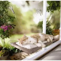 Подвесная лежанка - гамак для котов Window Mounted Cat Bed