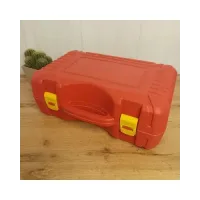 Автомобільний компресор у кейсі RED MA810 • Автокомпресор 12V для шин, човнів і матраців з манометром, клемами АКБ і набором для ремонту