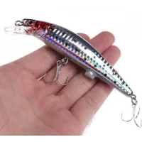 Рибальська приманка з акумулятором електронний воблер на хижу рибу • Twitching Lure приманка що світиться з usb зарядкою