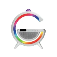 Настільна смарт-лампа-нічник 3 в 1 RGB G2388 з бездротовою зарядкою ∙ Багатофункціональний нічник Bluetooth колонка RGB 2388