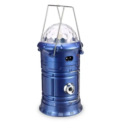 Ліхтар вуличний SX-6888T Multifunction Stage Flame Lamp для кемпінгу D-1977 ∙ Багатофункціональний кемпінговий ліхтар SX-6888T з диско-ефектом