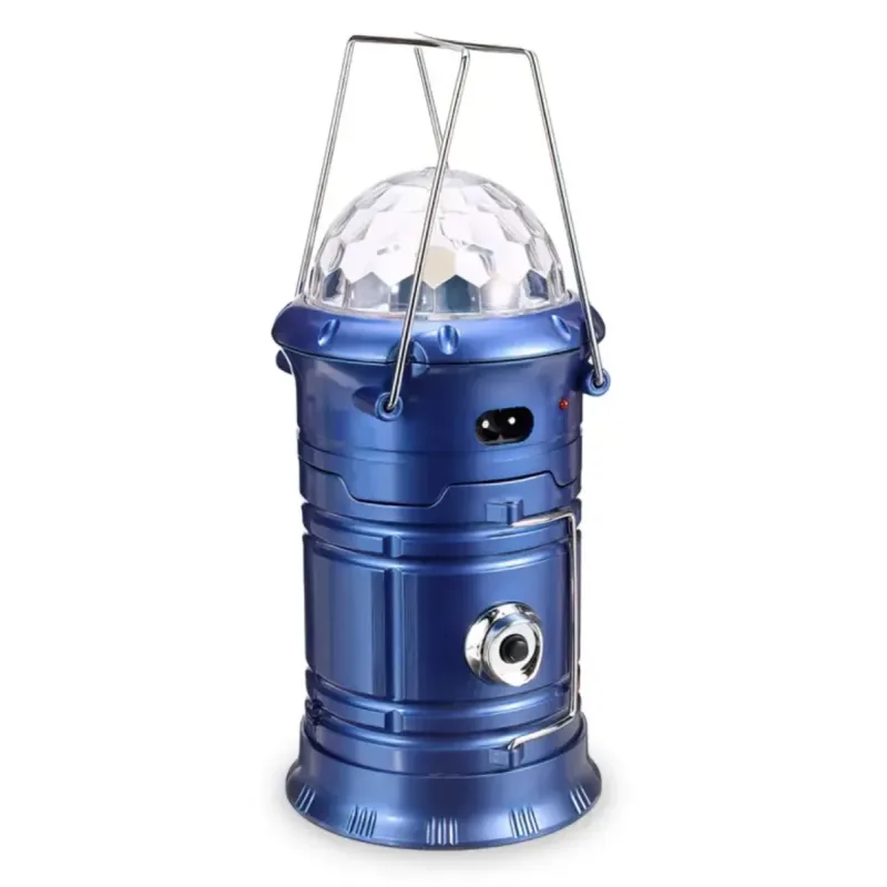 Ліхтар вуличний SX-6888T Multifunction Stage Flame Lamp для кемпінгу D-1977 ∙ Багатофункціональний кемпінговий ліхтар SX-6888T з диско-ефектом