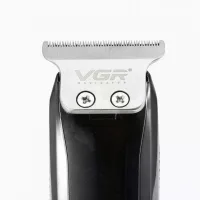 Тример VGR V-168 для волосся та бороди • Акумуляторна машинка VGR V-168 з USB-заряджанням, насадками 1/2/3 мм і T-подібним ножем