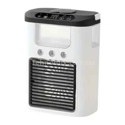 Портативний міні кондиціонер з USB Ice Cooler XL-1346 • Настільний вентилятор-зволожувач з резервуаром 560 мл і LED-підсвіткою