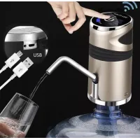 Електрична помпа для води Water Dispenser XL-129 срібляста USB • Автоматичний диспенсер XL-129 для пляшки питної води та бутля 19 л сріблястий