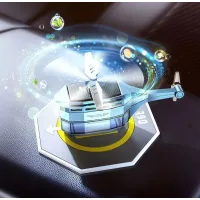 Автомобільний ароматизатор Вертоліт на сонячній батареї Drone Car Fragrance із обертанням 360°