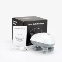 Акумуляторний масажер для голови Smart Scalp • Бездротовий міні масажер для росту волосся та зняття напруги