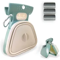 Повідок для собак із совком для прибирання + одноразові пакети Pet Toilet 1493 ∙ Набір для вигулу собак Pet Toilet 1493 із контейнером і пакетами