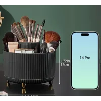 Обертовий органайзер для макіяжу та косметики на 360° • Функціональний обертовий органайзер з відділеннями для косметики та аксесуарів