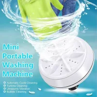 Міні пральна машина TURBINE WASH портативна ультразвукова ∙ Компактна складна пральна машинка для білизни нижньої білизни та дитячих речей