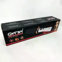 Фен-щітка для волосся GEMEI GM-4826 1000W • Обертовий фен-браш для сушіння, укладання, об'єму та створення природної хвилі
