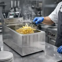 Фритюрниця Dotvix Electric Fryer D-803 • Електрична фритюрниця для дому з регулюванням температури та знімною корзиною