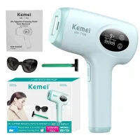Фотоэпилятор Kemei KM-7104 белый • IPL-эпилятор для домашнего удаления волос на лице, ногах, руках, теле и зоне бикини