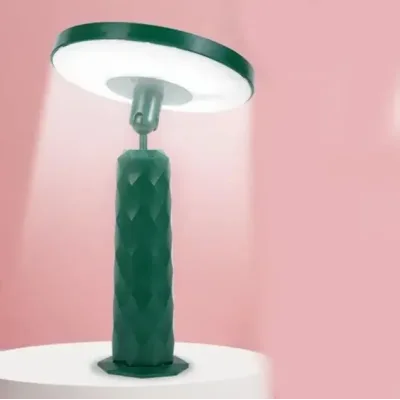 Дзеркало – нічник настільний з LED підсвіткою на акумуляторі 1200 mAh · Кругле дзеркало для макіяжу /