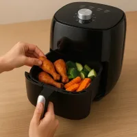 Фритюрниця Crownberg CB 5540 • Електрична фритюрниця 2 л для дому з регульованим термостатом