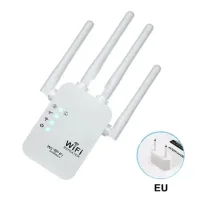 Репітер підсилювач сигналу ретранслятор Wi-Fi роутер 300Мбіт ∙ Wi-Fi ретранслятор 2.4G з 6 антенами