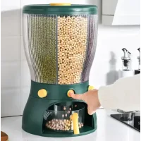 Диспансер-органайзер для круп и сыпучих Rotate-Dispenser ∙ Контейнер с дозатором для сыпучих продуктов