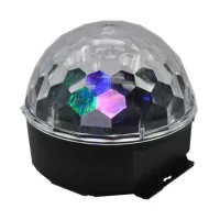 Світлодіодний диско шар Led Party Light Magic Ball RGB кольорова музика з пультом ДУ
