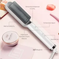 Расчёска – выпрямитель Hair Straightener 909B для выпрямления волос ∙ Утюжок щётка с турмалиновым покрытием ∙ 6 температурных режимов