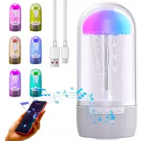 Портативная Bluetooth-колонка MAX113 с функцией ночника • Колонка Bluetooth с подсветкой медуза от USB