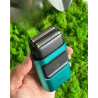 Триммер для волос VGR V-307 бирюза • Аккумуляторная машинка для стрижки, шейвер Hair Clippers V-307 для бороды, усов и окантовки