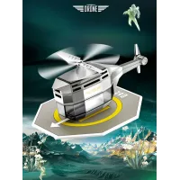 Автомобільний ароматизатор Вертоліт на сонячній батареї Drone Car Fragrance із обертанням 360°