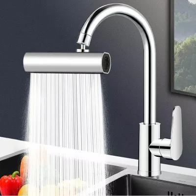 Водосберегающая насадка SHOWER HEAD на кухонный кран с широкой лейкой – распылителем и вращением 360° · 4 режима струи
