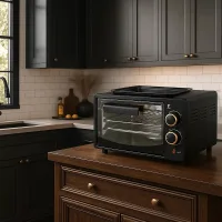 Багатофункційна міні-піч Hoffmans 12L 800W HM-748 • Багатофункційна настільна міні-піч