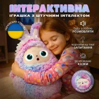 Интерактивная мягкая игрушка с ИИ AI Smart Plush Toy • Умная плюшевая игрушка-компаньон с голосовым общением, Wi-Fi и 40+ языками