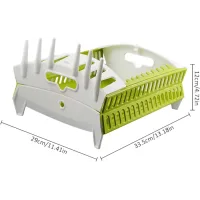 Органайзер – сушилка Collapsible Dish Rack ∙ Складная кухонная подставка для сушки посуды