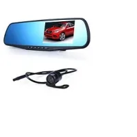 Автомобильный видеорегистратор - зеркало DVR 138W с камерой заднего вида