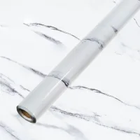 Самоклеящаяся плёнка Supretto Мрамор ∙ Самоклейка для поверхностей, 200x60 см