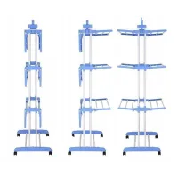 Сушарка складна для білизни GARMENT RACK Вертикальна пересувна стійка-сушарка для сушіння речей та білизни, на коліщатках